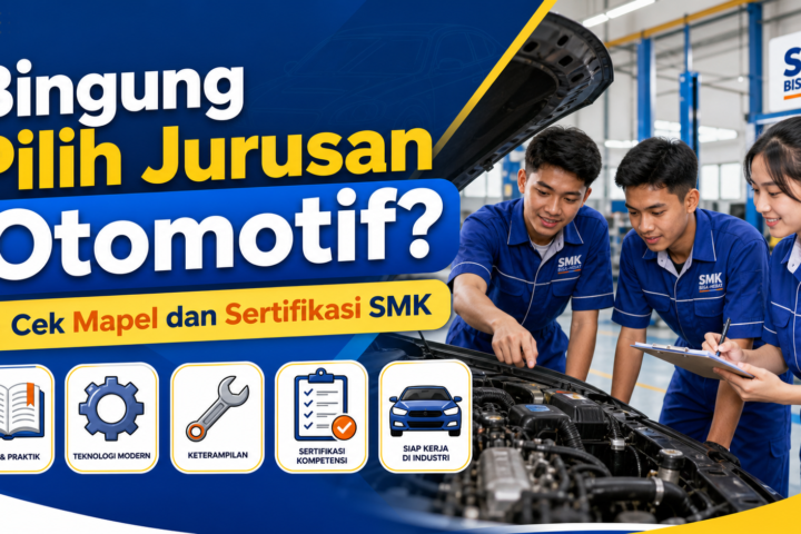 otomotif - Bingung Pilih Jurusan Otomotif? Cek Mapel dan Sertifikasi SMK