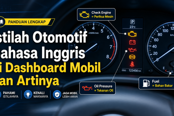 otomotif - Istilah Otomotif Bahasa Inggris di Dashboard Mobil dan Artinya