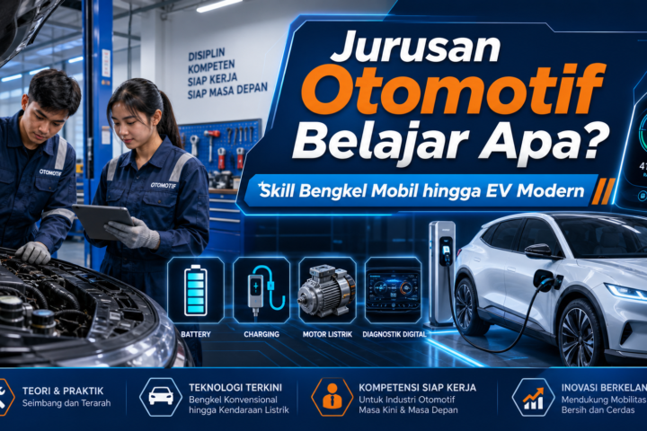 otomotif - Jurusan Otomotif Belajar Apa? Skill Bengkel Mobil hingga EV Modern