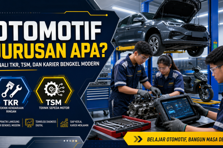 otomotif - Otomotif Jurusan Apa? Kenali TKR, TSM, dan Karier Bengkel Modern
