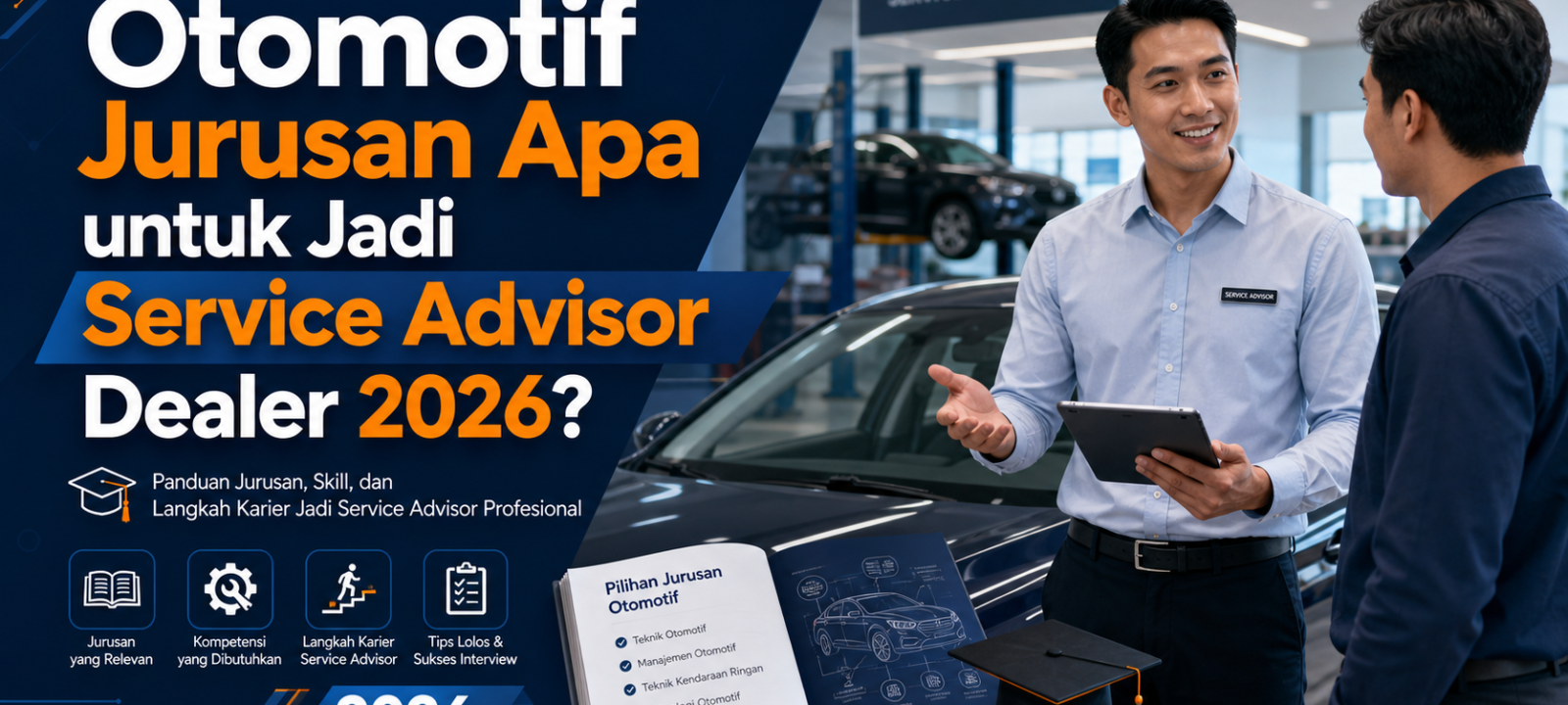 otomotif - Otomotif Jurusan Apa untuk Jadi Service Advisor Dealer 2026?