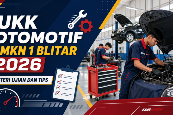otomotif - UKK Otomotif SMKN 1 Blitar 2026: Materi Ujian dan Tips