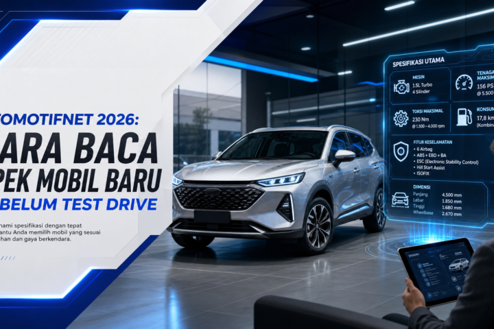otomotifnet - Otomotifnet 2026: Cara Baca Spek Mobil Baru Sebelum Test Drive