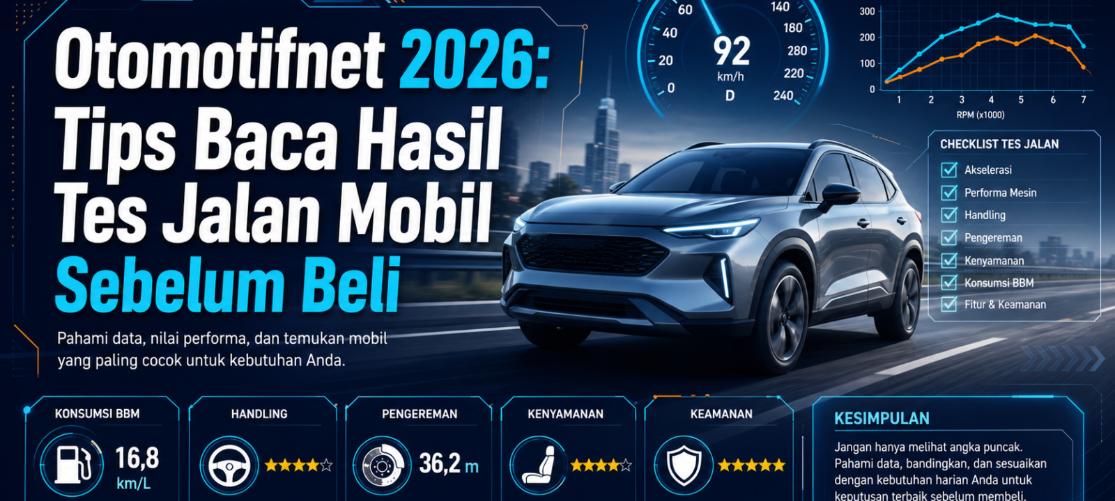 otomotifnet - Otomotifnet 2026: Tips Baca Hasil Tes Jalan Mobil Sebelum Beli