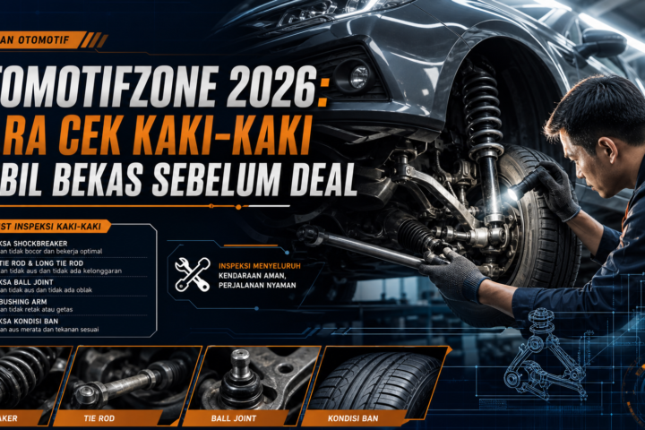 otomotifzone - Otomotifzone 2026: Cara Cek Kaki-Kaki Mobil Bekas Sebelum Deal