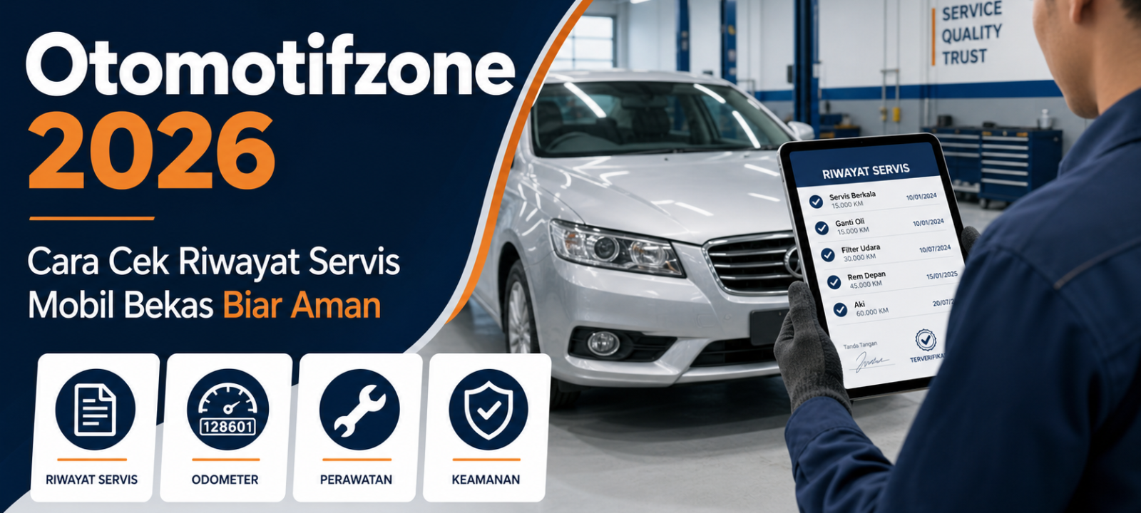 otomotifzone - Otomotifzone 2026: Cara Cek Riwayat Servis Mobil Bekas Biar Aman
