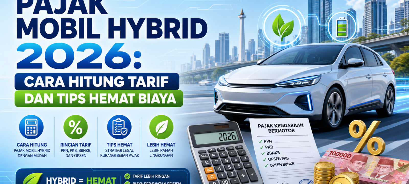 pajak - Pajak Mobil Hybrid 2026: Cara Hitung Tarif dan Tips Hemat Biaya