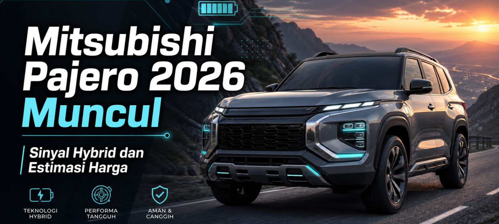 pajero - Mitsubishi Pajero 2026 Muncul: Sinyal Hybrid dan Estimasi Harga