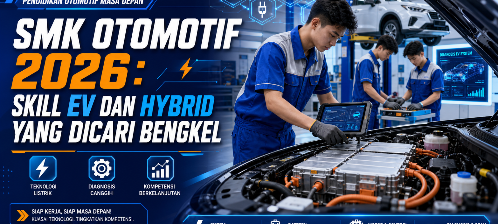 smk - SMK Otomotif 2026: Skill EV dan Hybrid yang Dicari Bengkel