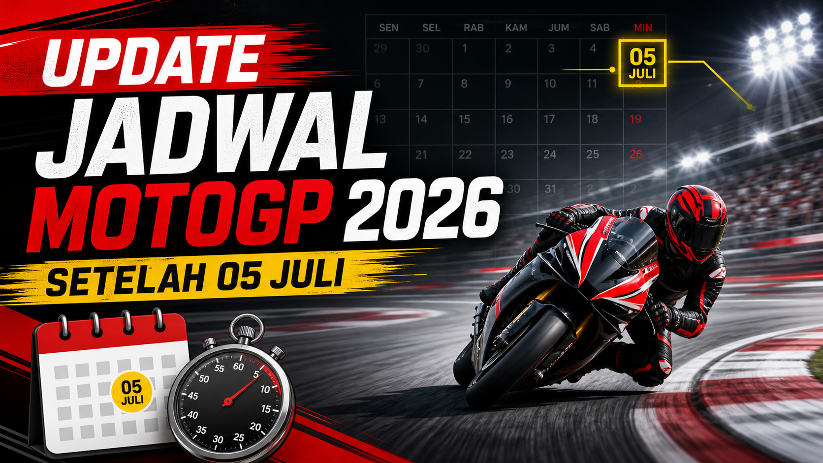 Update Jadwal MotoGP 2026 Setelah 05 Juli - motogp