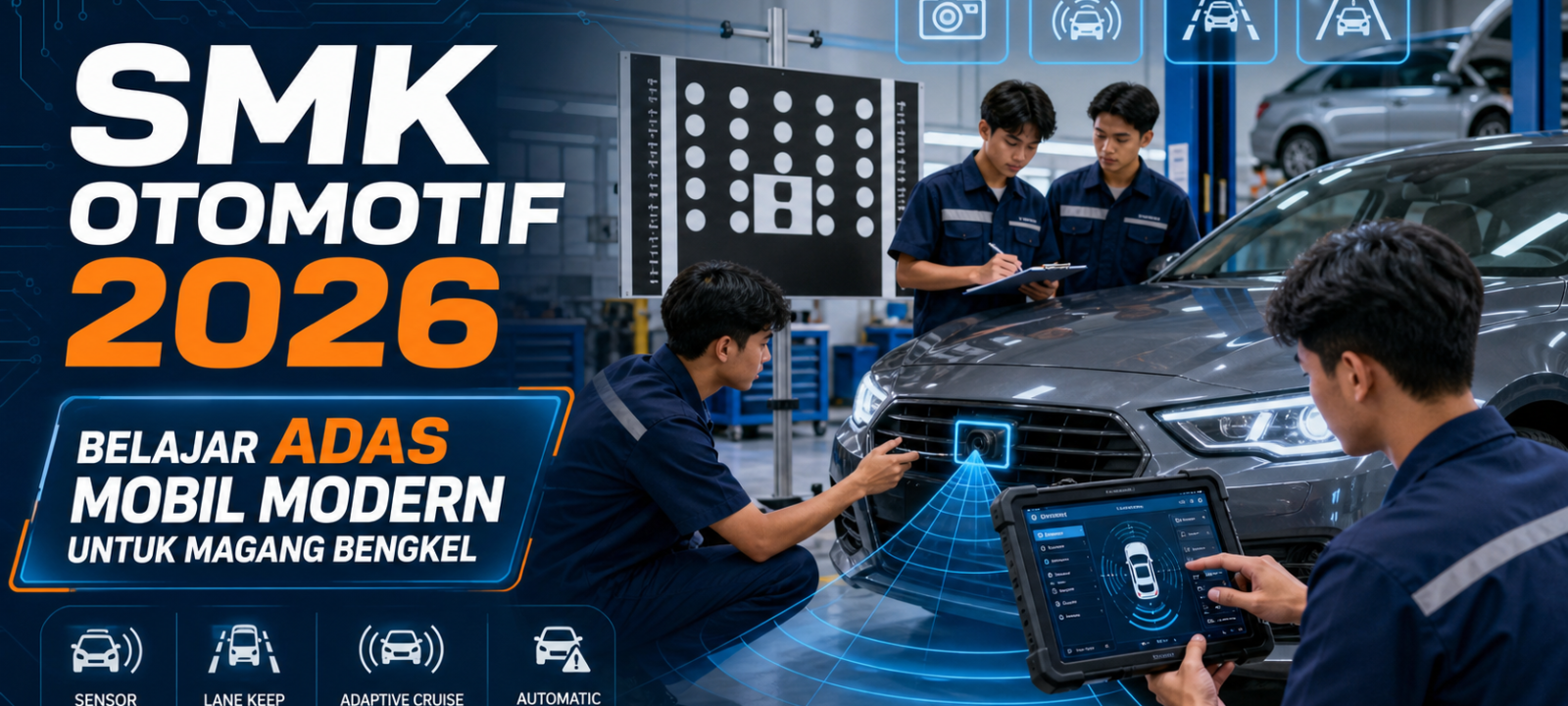 adas - SMK Otomotif 2026: Belajar ADAS Mobil Modern untuk Magang Bengkel