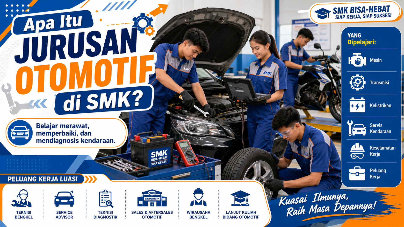 Apa Itu Jurusan Otomotif di SMK? - otomotif