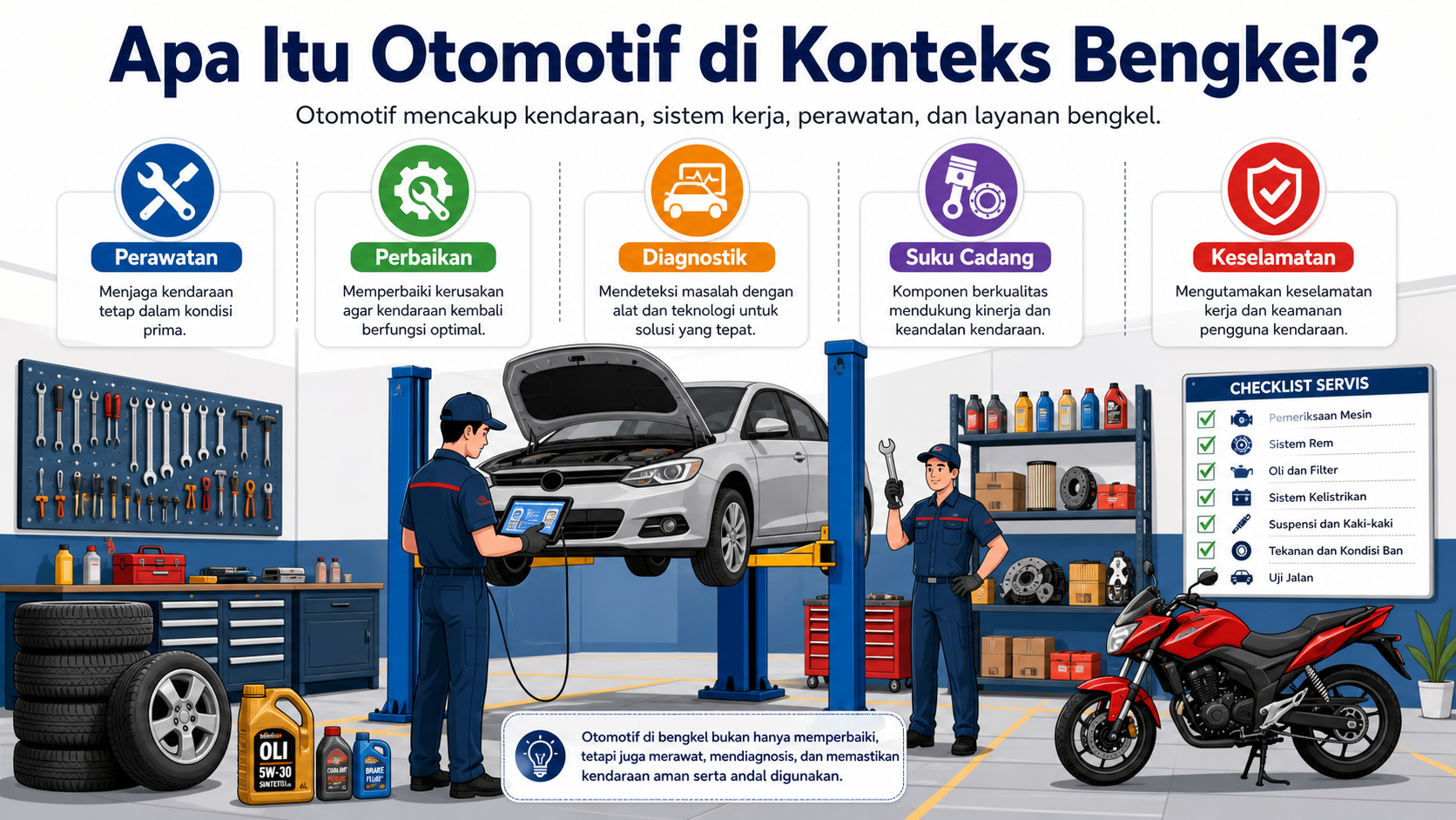 Apa Itu Otomotif di Konteks Bengkel? - otomotif