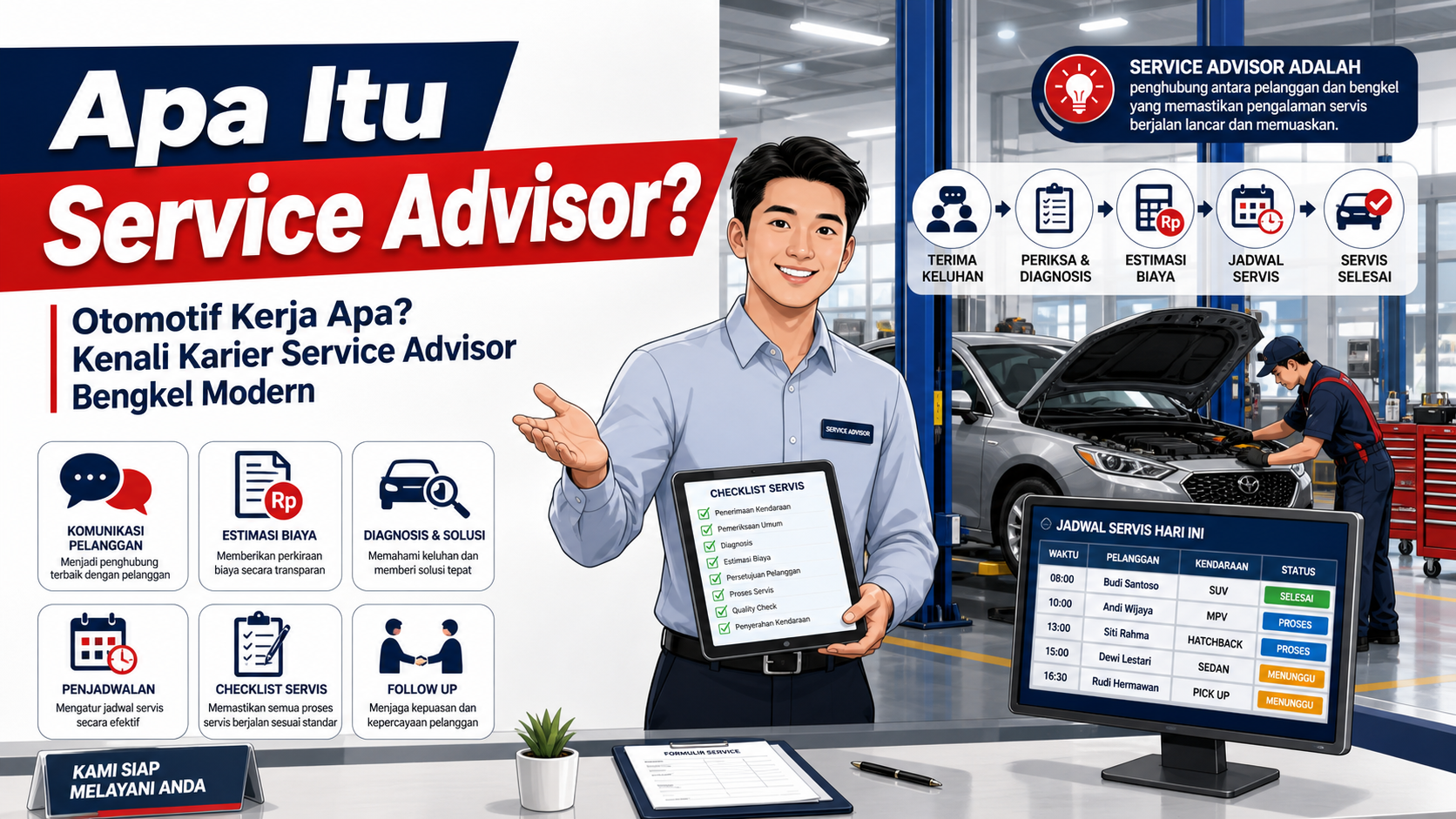 Apa Itu Service Advisor? - otomotif