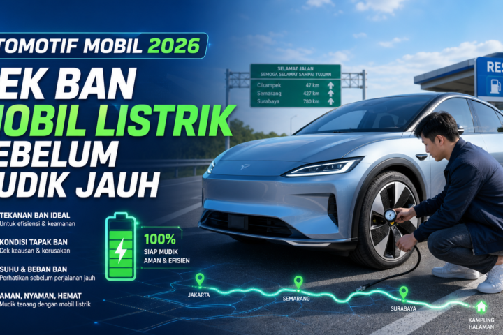 ban - Otomotif Mobil 2026: Cek Ban Mobil Listrik Sebelum Mudik Jauh