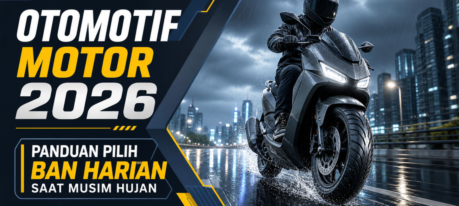 ban - Otomotif Motor 2026: Panduan Pilih Ban Harian Saat Musim Hujan