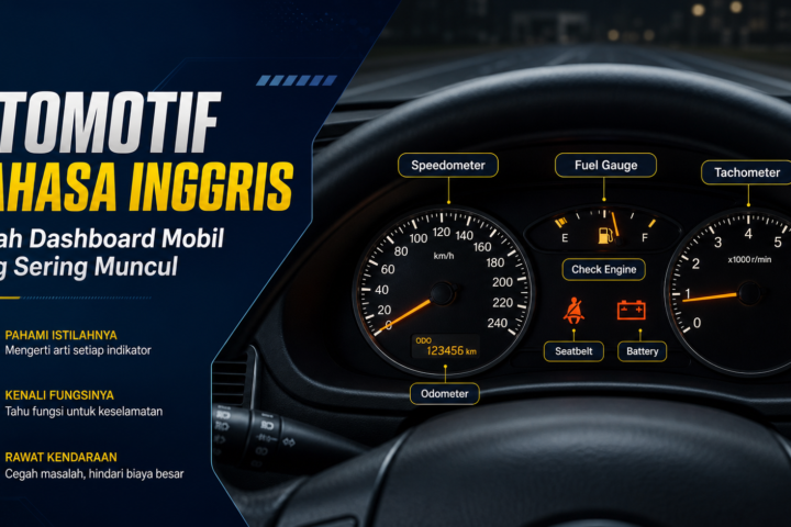 dashboard - Otomotif Bahasa Inggris: Istilah Dashboard Mobil yang Sering Muncul
