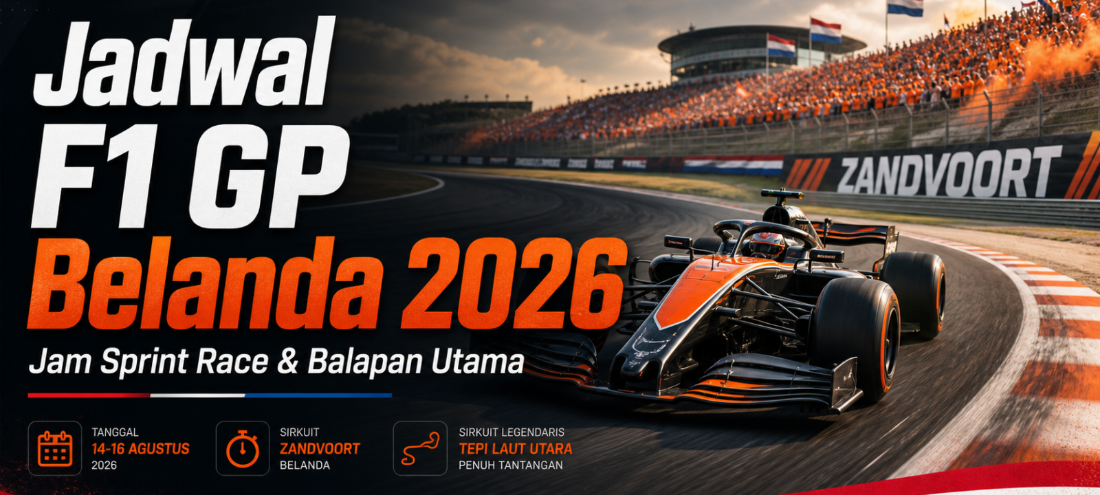 f1 - Jadwal F1 GP Belanda 2026: Jam Sprint Race dan Balapan Utama