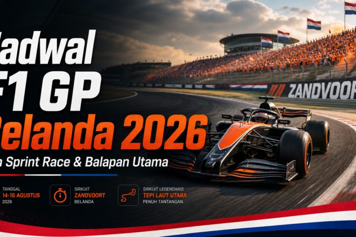 f1 - Jadwal F1 GP Belanda 2026: Jam Sprint Race dan Balapan Utama