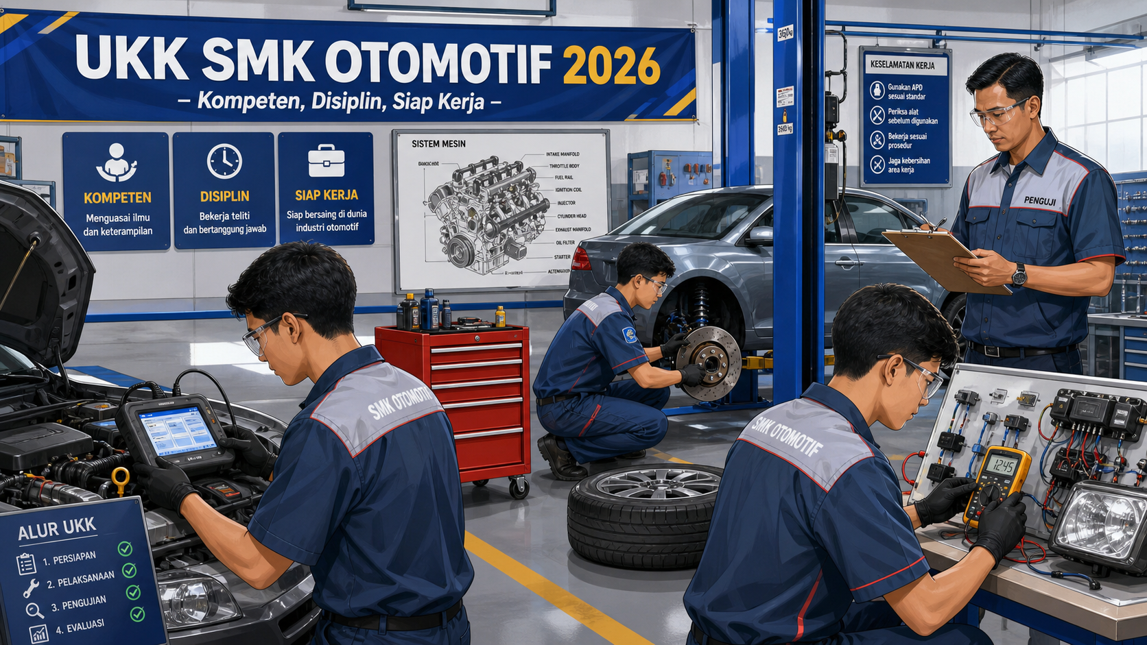 Gambaran UKK SMK Otomotif 2026 - smk