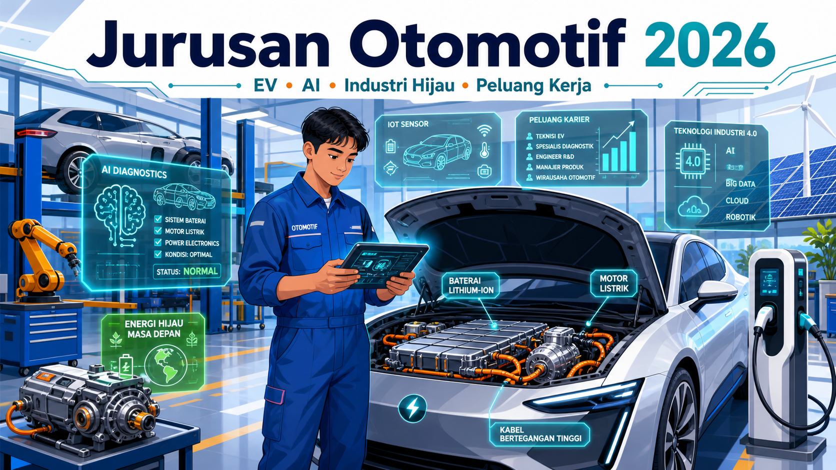 Kenapa Jurusan Otomotif Makin Relevan di 2026? - otomotif