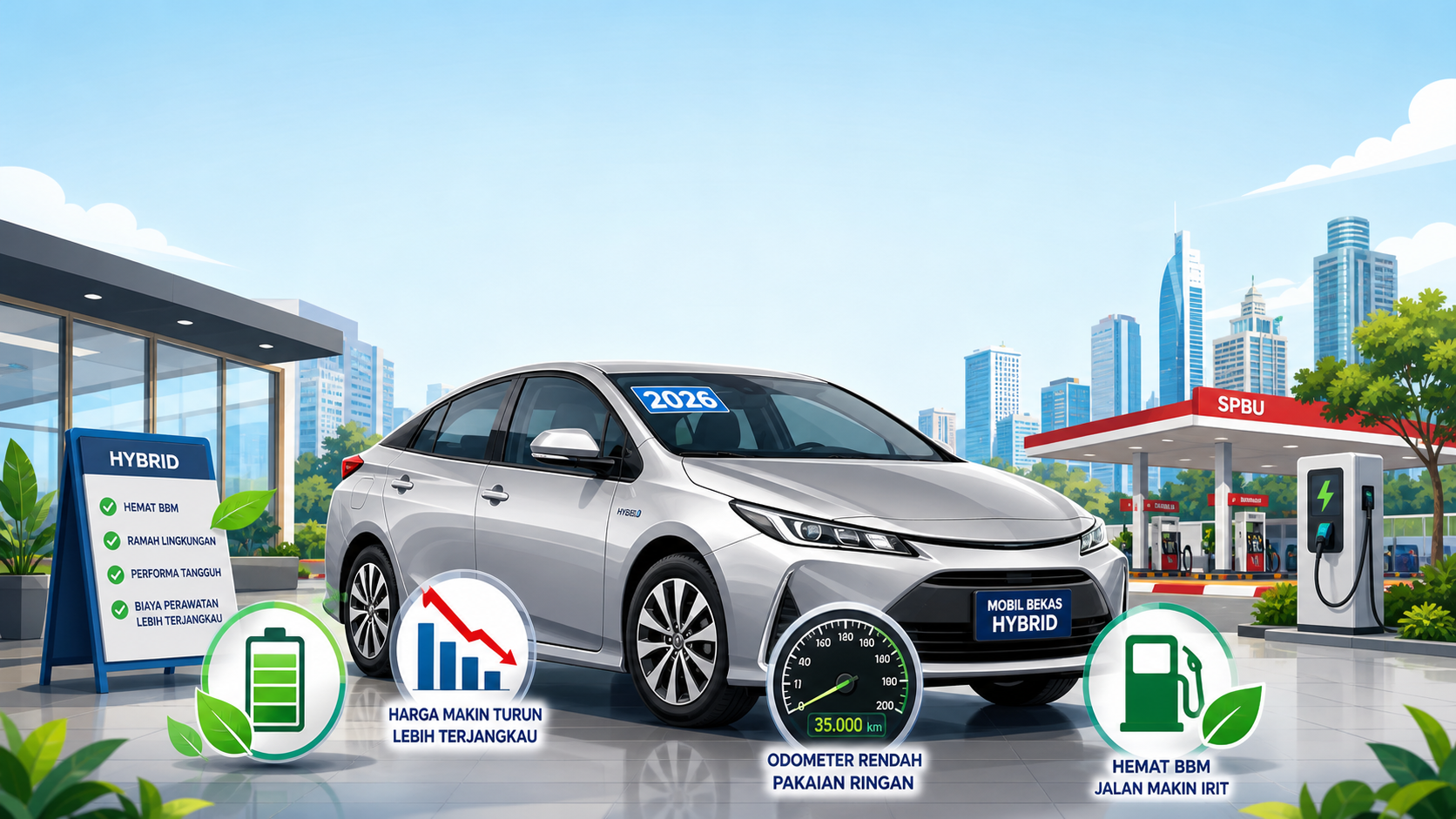 Kenapa Mobil Hybrid Bekas Makin Menarik di 2026? - hybrid