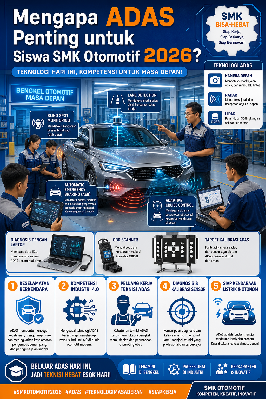 Mengapa ADAS Penting untuk Siswa SMK Otomotif 2026? - adas