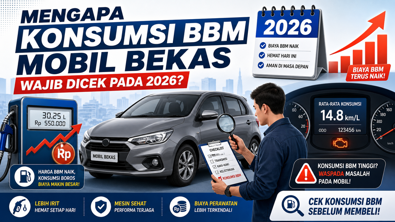 Mengapa Konsumsi BBM Mobil Bekas Wajib Dicek pada 2026? - otomotifzone