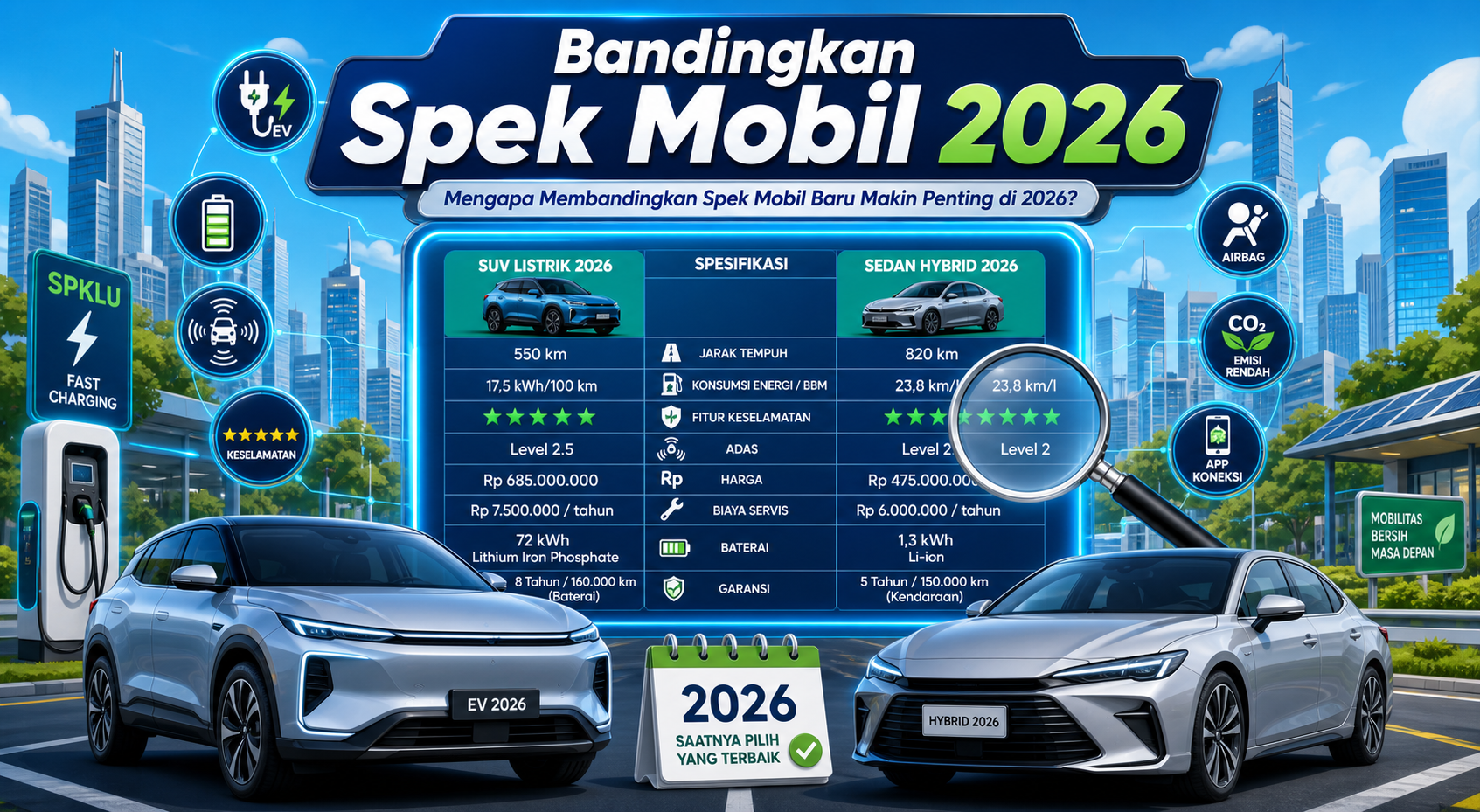 Mengapa Membandingkan Spek Mobil Baru Makin Penting di 2026? - otomotifnet