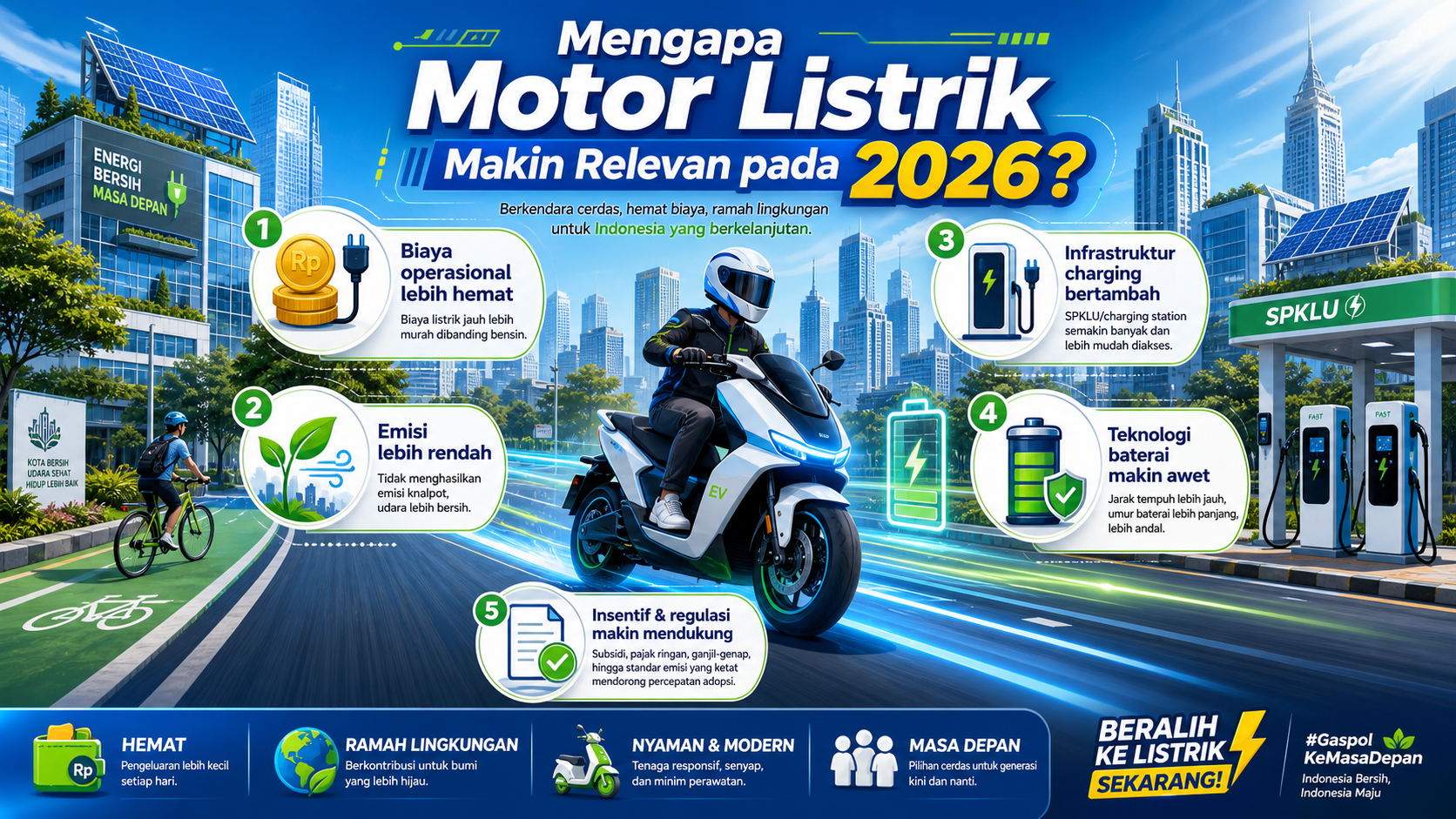 Mengapa Motor Listrik Makin Relevan pada 2026? - motor