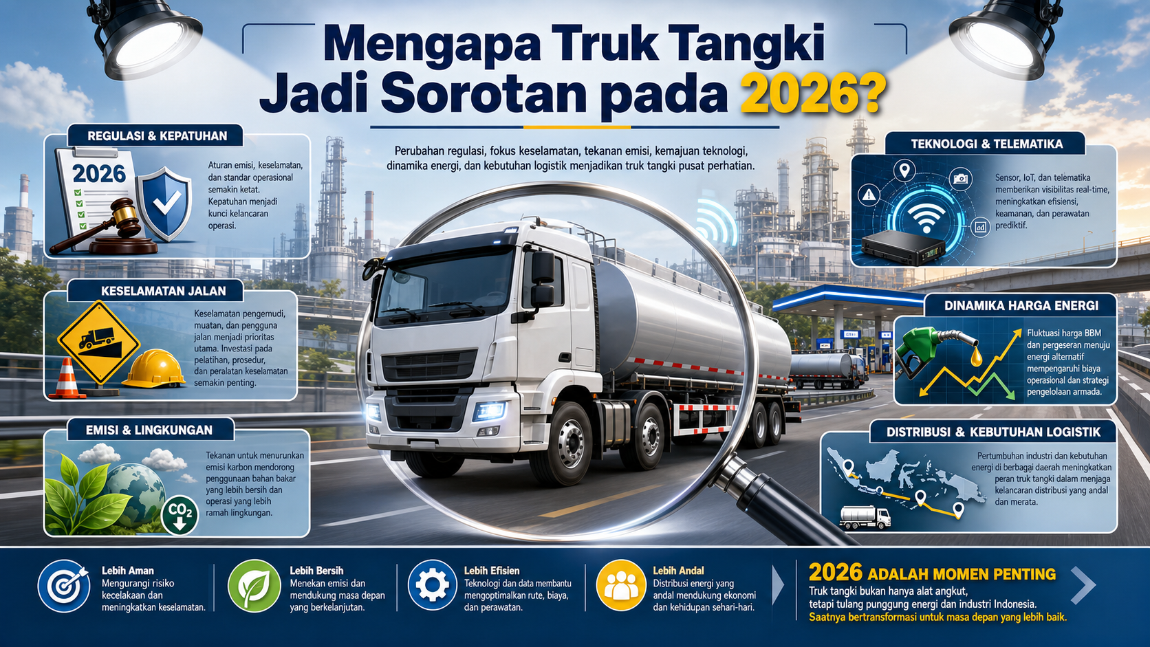 Mengapa Truk Tangki Jadi Sorotan pada 2026? - truk