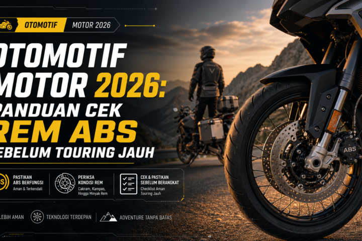motor - Otomotif Motor 2026: Panduan Cek Rem ABS Sebelum Touring Jauh