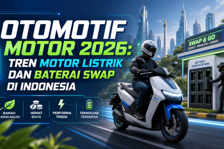 motor - Otomotif Motor 2026: Tren Motor Listrik dan Baterai Swap di Indonesia