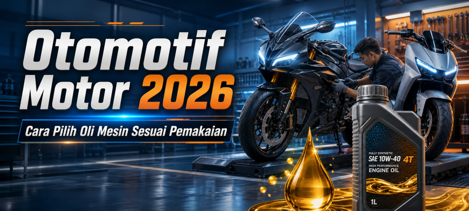 oli - Otomotif Motor 2026: Cara Pilih Oli Mesin Sesuai Pemakaian