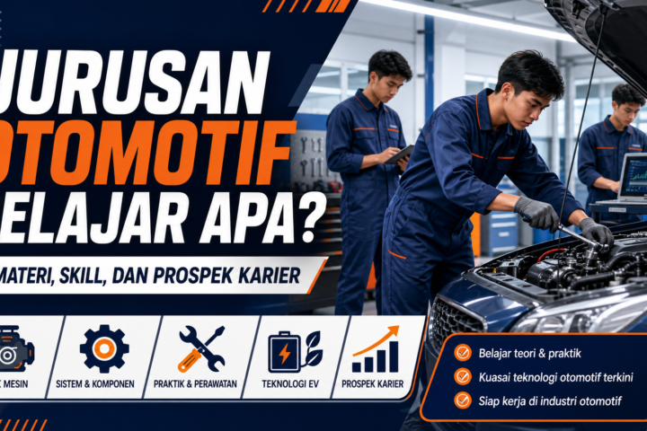otomotif - Jurusan Otomotif Belajar Apa? Ini Materi, Skill, dan Prospek