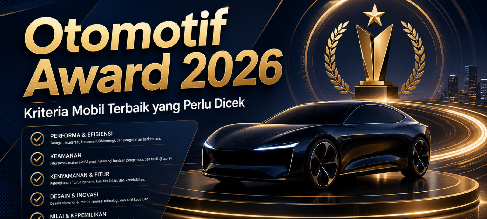 otomotif - Otomotif Award 2026: Kriteria Mobil Terbaik yang Perlu Dicek