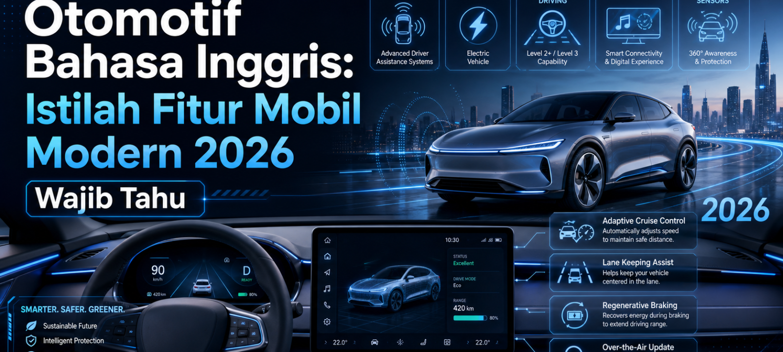 otomotif - Otomotif Bahasa Inggris: Istilah Fitur Mobil Modern 2026 Wajib Tahu