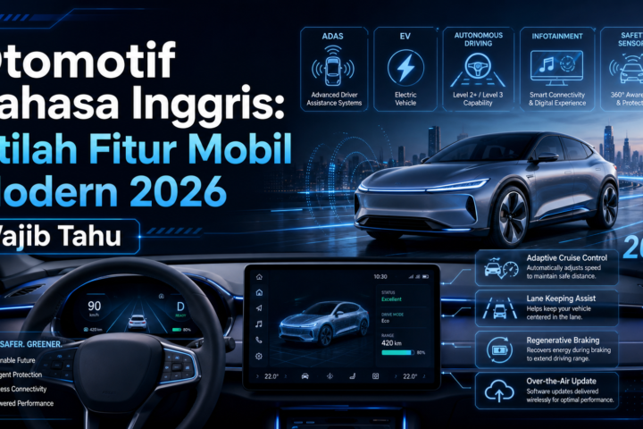 otomotif - Otomotif Bahasa Inggris: Istilah Fitur Mobil Modern 2026 Wajib Tahu