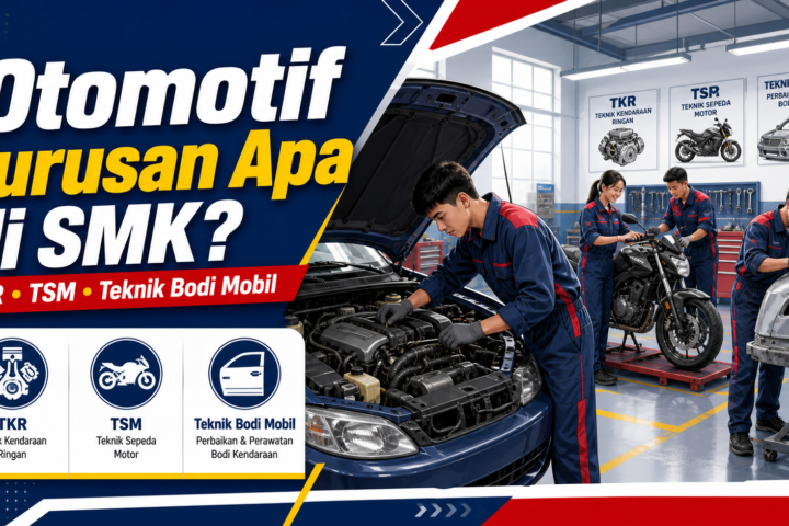 otomotif - Otomotif Jurusan Apa di SMK? TKR, TSM, Teknik Bodi Mobil