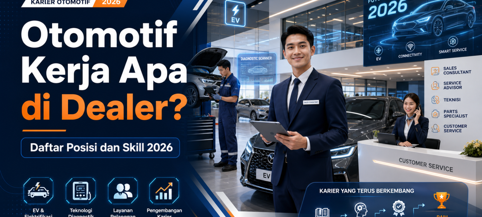 otomotif - Otomotif Kerja Apa di Dealer? Daftar Posisi dan Skill 2026