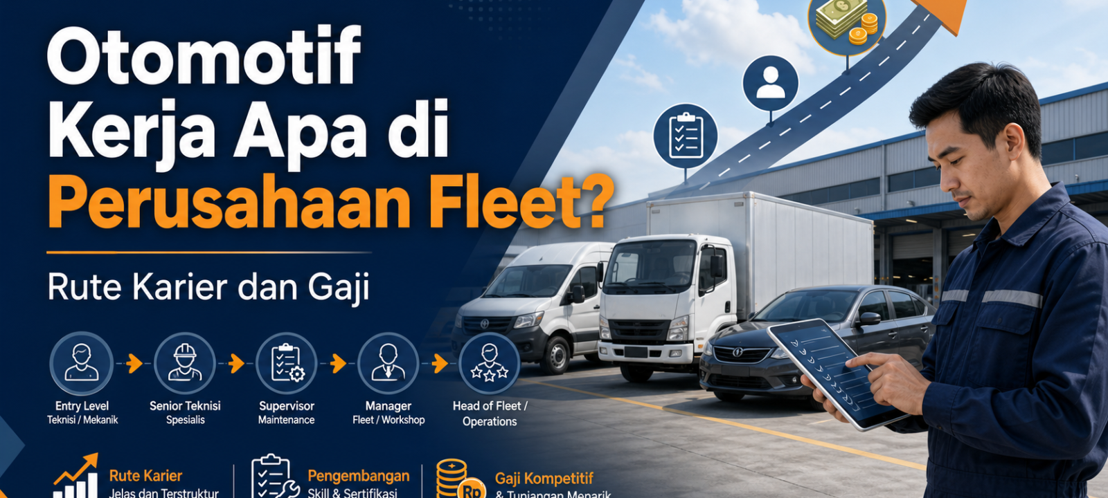 otomotif - Otomotif Kerja Apa di Perusahaan Fleet? Rute Karier dan Gaji