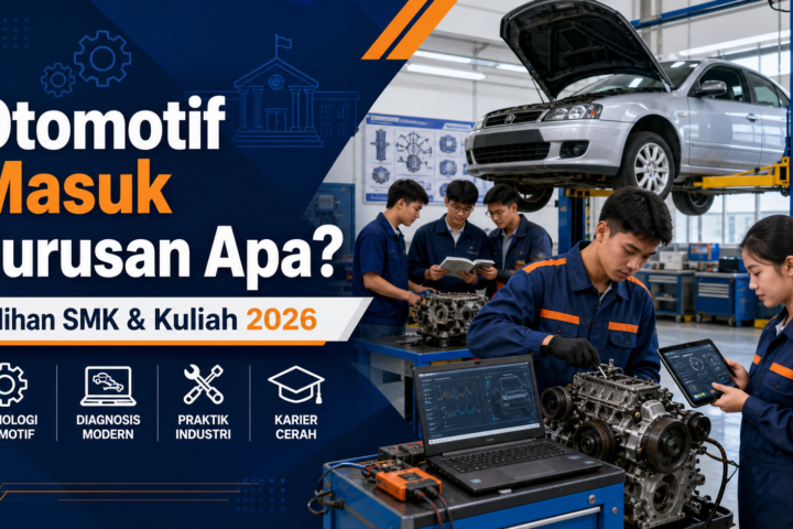 otomotif - Otomotif Masuk Jurusan Apa? Ini Pilihan SMK dan Kuliahnya 2026