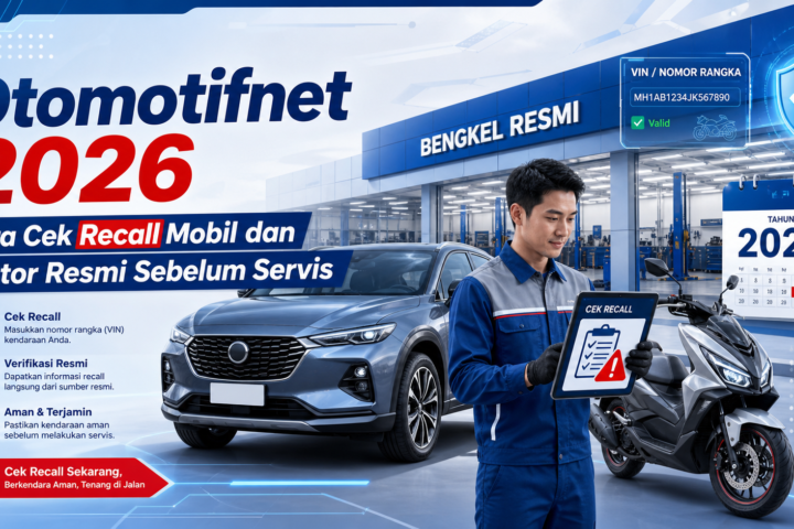 otomotifnet - Otomotifnet 2026: Cara Cek Recall Mobil dan Motor Resmi Sebelum Servis