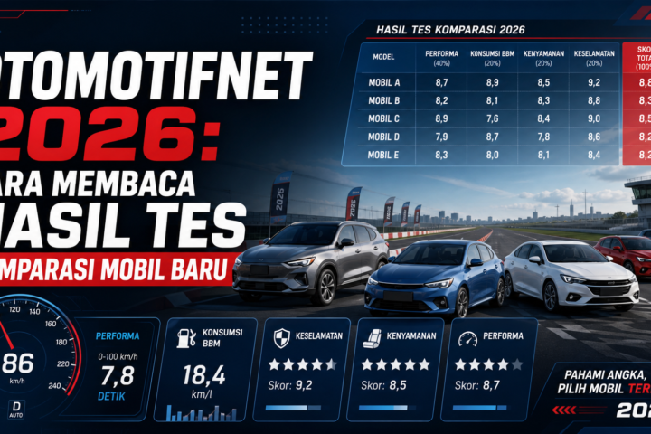 otomotifnet - Otomotifnet 2026: Cara Membaca Hasil Tes Komparasi Mobil Baru