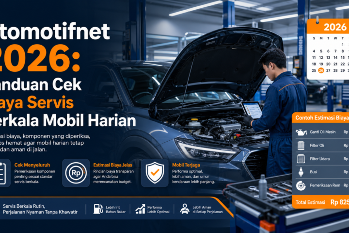 otomotifnet - Otomotifnet 2026: Panduan Cek Biaya Servis Berkala Mobil Harian
