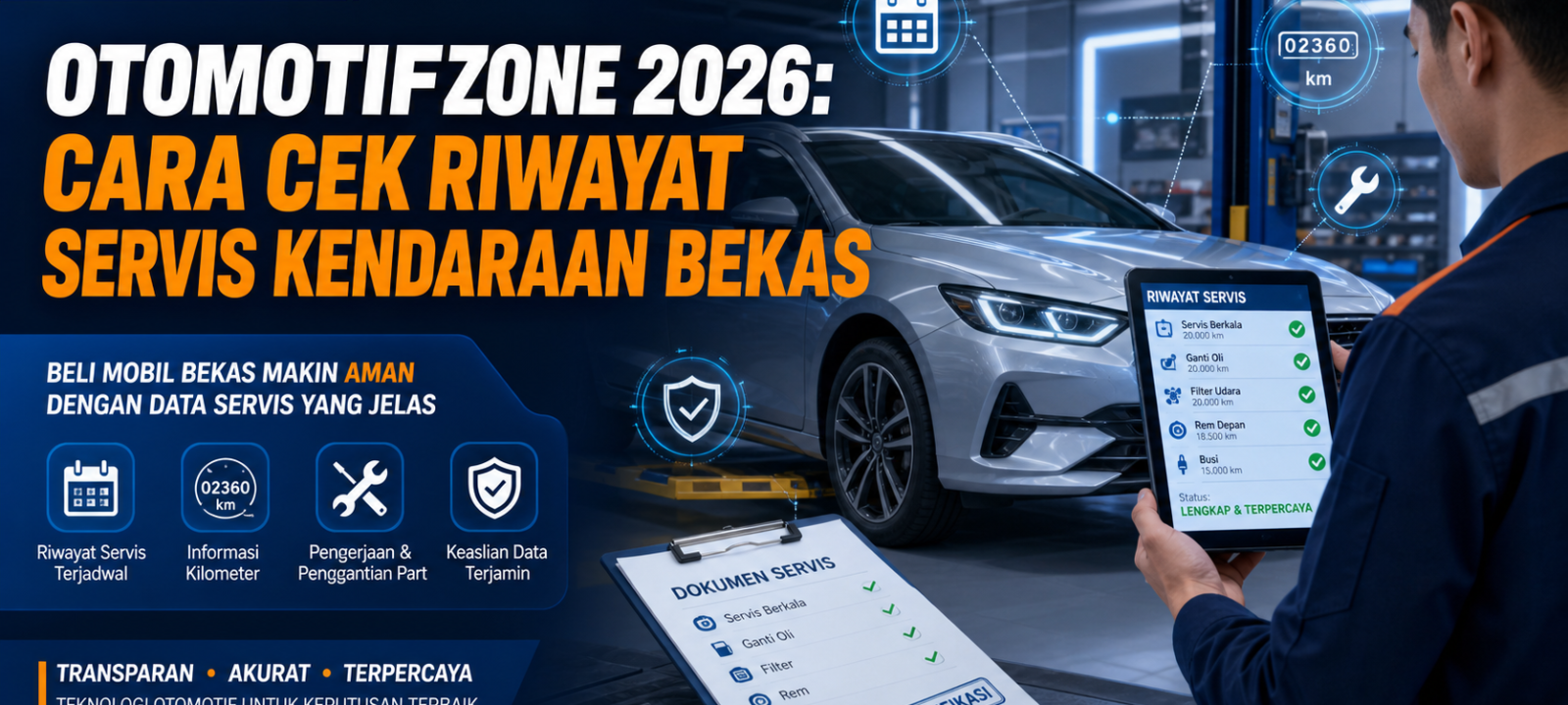 otomotifzone - Otomotifzone 2026: Cara Cek Riwayat Servis Kendaraan Bekas