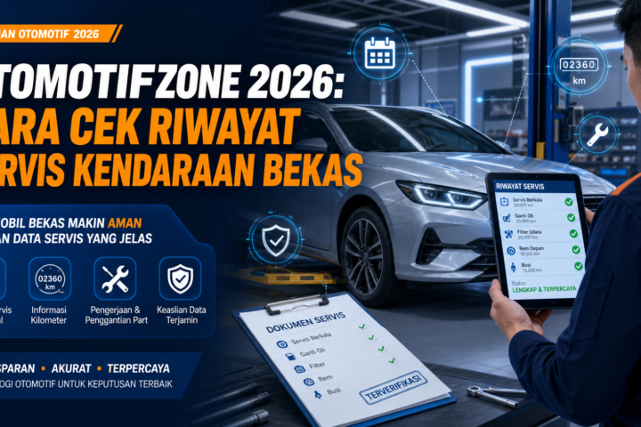 otomotifzone - Otomotifzone 2026: Cara Cek Riwayat Servis Kendaraan Bekas
