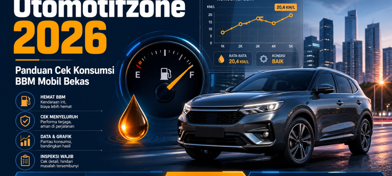 otomotifzone - Otomotifzone 2026: Panduan Cek Konsumsi BBM Mobil Bekas