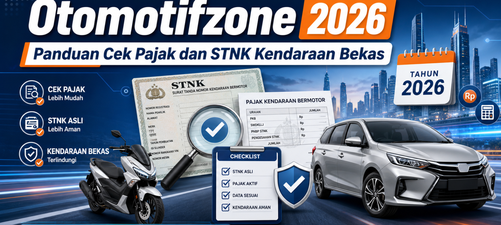 otomotifzone - Otomotifzone 2026: Panduan Cek Pajak dan STNK Kendaraan Bekas