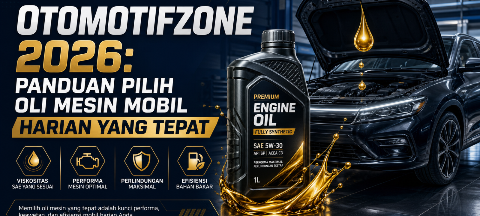 otomotifzone - Otomotifzone 2026: Panduan Pilih Oli Mesin Mobil Harian yang Tepat